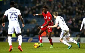 Leeds United V Bristol City Prints: Tammy Abraham vs. Eunan O'Kane: Clash at Elland Road - Leeds United vs