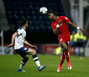 Tammy Abraham vs Greg Cunningham: Intense Battle at Deepdale - Preston North End vs Bristol City, Sky Bet Championship