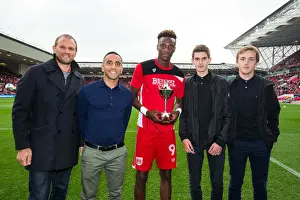 Tammy Abraham Wins PFA Fans Player of the Month Award at Ashton Gate Before Bristol City's Match Against Blackburn