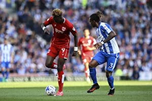 Images Dated 29th April 2017: Tammy Abraham's Backheel: A Pivotal Moment in Brighton and Hove Albion vs