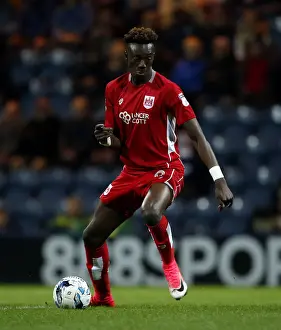 Preston North End V Bristol City Prints: Tammy Abraham's Determined Performance: Preston North End vs