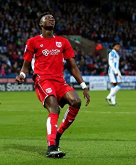 Huddersfield Town V Bristol City Prints: Tammy Abraham's Disappointment: A Missed Opportunity for Bristol City at Huddersfield Town (10/12/2016)