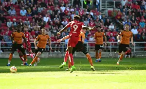 Bristol City V Wolverhampton Wanderers Prints: Tammy Abraham's Double: Bristol City Stuns Wolverhampton Wanderers