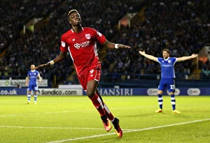 Images Dated 13th September 2016: Tammy Abraham's Double: Bristol City's Thrilling Victory Over Sheffield Wednesday (September 13)