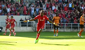 Bristol City V Wolverhampton Wanderers Prints: Tammy Abraham's Double: Bristol City's Thrilling Victory Over Wolverhampton Wanderers (08-04-2017)