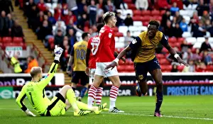 Barnsley V Bristol City Prints: Tammy Abraham's Dramatic 2-1 Goal: Thrilling Bristol City Victory Over Barnsley (October 2016)