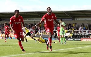 Images Dated 13th August 2016: Tammy Abraham's Dramatic Late Winner: Burton Albion vs. Bristol City, Sky Bet Championship (130816)