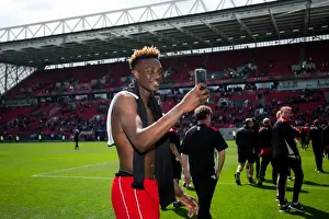 Bristol City V Birmingham City Prints: Tammy Abraham's Emotional Farewell: A Star-Studded Sky Bet Championship Season with Bristol City