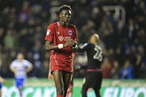 Images Dated 26th November 2016: Tammy Abraham's Emotional Moment as Reading Edge Past Bristol City 2-1