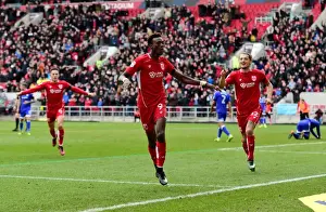 Tammy Abraham's Epic Goal Celebration: A Thrilling Moment at Ashton Gate (Bristol City v Cardiff City)