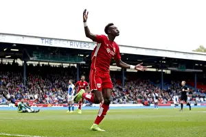 Blackburn Rovers V Bristol City Prints: Tammy Abraham's Euphoric Goal: Bristol City's Historic First at Ewood Park (Sky Bet Championship)