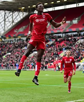 Tammy Abraham's Euphoric Goal Celebration: A Thrilling Moment at Ashton Gate (Bristol City vs)
