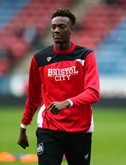 Huddersfield Town V Bristol City Prints: Tammy Abraham's Focus: Pre-Match Routine at Huddersfield Town, 2016