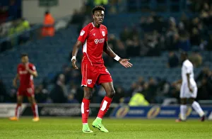 Leeds United V Bristol City Prints: Tammy Abraham's Frustration: Leeds United vs. Bristol City, 14/02/2017
