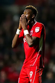 Tammy Abraham's Frustration: A Moment of Disappointment at Ashton Gate, 2016 (Bristol City vs Leeds United)