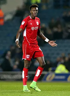 Leeds United V Bristol City Prints: Tammy Abraham's Frustration: A Moment of Disappointment at Elland Road (Leeds United vs)