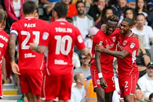 Fulham V Bristol City Prints: Tammy Abraham's Goal: Bristol City Leads Fulham at Craven Cottage (Sky Bet EFL Championship)