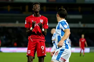 Huddersfield Town V Bristol City Prints: Tammy Abraham's Heartbreak: A Missed Goal for Bristol City at Huddersfield Town (December 10)