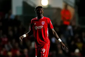 Bristol City V Leeds United Prints: Tammy Abraham's Intense Focus: Bristol City vs Leeds United, 2016