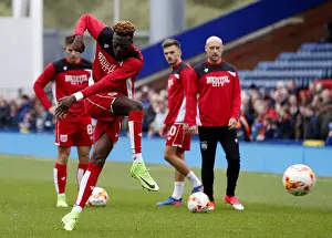 Blackburn Rovers V Bristol City Prints: Tammy Abraham's Pre-Match Routine: Blackburn Rovers vs
