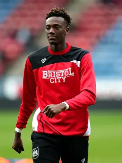 Huddersfield Town V Bristol City Prints: Tammy Abraham's Pre-Match Routine: Huddersfield Town vs. Bristol City, 10/12/2016
