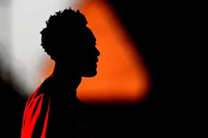 Wolverhampton Wanderers V Bristol City Prints: Tammy Abraham's Silhouette: Wolverhampton Wanderers vs. Bristol City, 26/12/2016
