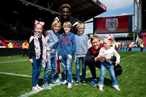 Bristol City V Birmingham City Prints: Tammy Abraham's Successful Loan Season at Bristol City: A Family Celebration (Bristol City v Birmingham City)