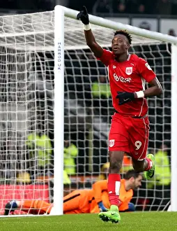 Derby County V Bristol City Prints: Tammy Abraham's Thrilling Goal Celebration: Derby County vs. Bristol City, 2017