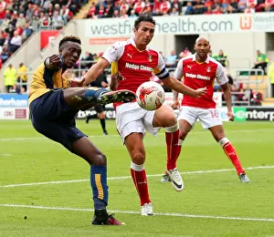 Rotherham V Bristol City Prints: Tammy Abraham's Thunderous Shot: Rotherham United vs. Bristol City Championship Clash