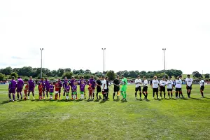Bristol Manor Farm V Bristol City Prints: The teams make their way out - Rogan/JMP - 09/07/2017 - The Creek - Bristol
