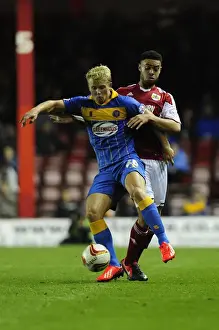 A Tense Battle: Derrick Williams vs Curtis Main - Bristol City vs Shrewsbury Town, Sky Bet League One