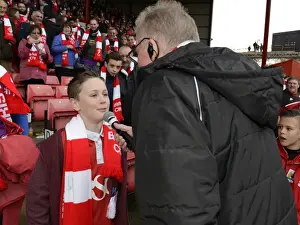 Tense Half Time Moment at Ashton Gate: Bristol City vs West Ham United