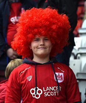 Images Dated 30th April 2016: Tension-Filled Championship Clash: Bristol City vs. Huddersfield Town at Ashton Gate Stadium