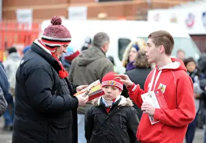 Bristol City V West Ham United - Fans Prints: Thousands of Bristol City Fans Gather at Ashton Gate for FA Cup Match against West Ham United