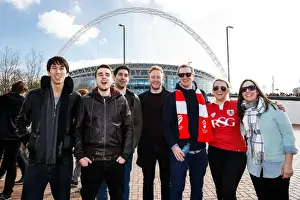 Thousands of Bristol City Fans Gather at Wembley Stadium for the Johnstones Paint Trophy Final