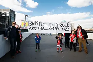 Thousands of Bristol City Fans Heading to Wembley Stadium for the Johnstones Paint Trophy Final