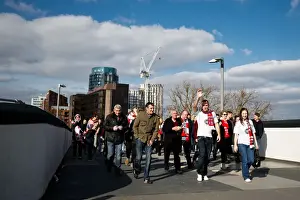 Thousands of Passionate Bristol City Fans Gather at Wembley Stadium for the Johnstones Paint Trophy Final