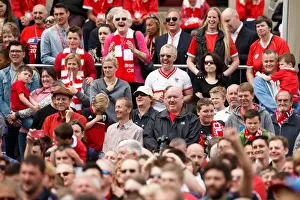 Champions Prints: Thousands Rejoice: Bristol City's Championship Promotion Parade - A Sea of Celebration