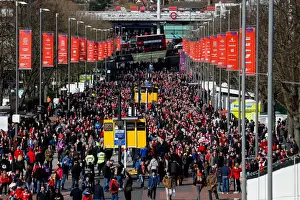 Thrilled Fans Celebrate: Bristol City's Johnstones Paint Trophy Victory over Walsall at Wembley Stadium