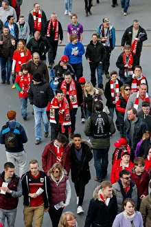Thrilled Fans at the Johnstones Paint Trophy Final: Bristol City vs Walsall at Wembley Stadium