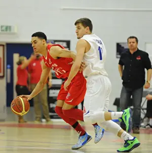 Bristol Flyers V Surrey United Prints: Thrilling British Basketball League Action: Bristol Flyers vs