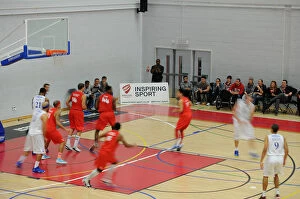 Images Dated 15th November 2014: Thrilling British Basketball League Match: Bristol Flyers vs. Cheshire Phoenix at SGS Wise Campus