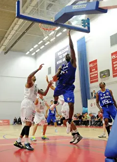 Thrilling British Basketball League Match: Flyers vs. Raiders at SGS Wise Campus (September 2014)