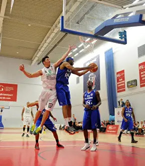 Bristol Flyers V Plymouth Raiders Prints: Thrilling British Basketball League Match: Flyers vs