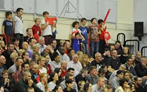 Thrilling British Basketball League Match: Flyers vs. Surrey United at SGS Wise Campus (November 2014)
