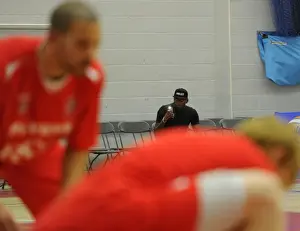 Framed Print : Thrilling British Basketball League Match: Flyers vs. Surrey United at SGS Wise Campus (November 2014)