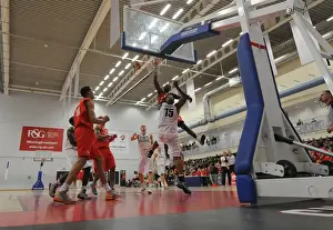 Bristol Flyers V Manchester Giants Prints: Thrilling British Basketball League Match: Flyers vs