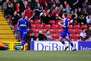Bristol City V Middlesbrough Prints: Thrilling Championship Goal: Leroy Lita's Epic Celebration for Bristol City vs