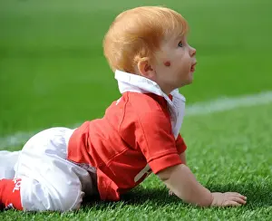 Bristol City V Doncaster Rovers Prints: Thrilling Expression of a Young Bristol City Fan at the Sky Bet League One Match against Doncaster Rovers