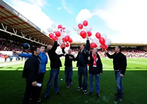 Bristol City V Barnsley Prints: Thrilling Football Clash: Bristol City vs Barnsley at Ashton Gate Stadium (April 2012)